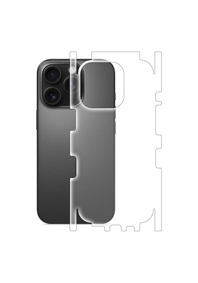 Apple Uyumlu   iPhone 16 Pro Max İle Mat Tpu Arka Kaplama 360