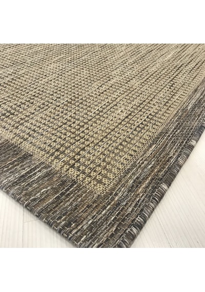 Elvey Home Jüt Sisal S9427 Beyaz Krem Kaymaz Taban Hasır Dokuma Yıkanabilir Yolluk Salon Koridor Mutfak Halısı Beyaz/krem