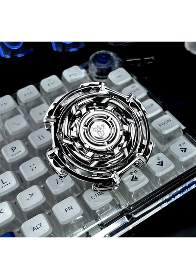 Edc & Yeni Nesil Stres Çarkı Helixforge Stainless Steel Fidget Spinner Premium Çelik Gövde, Ultra Akıcı Mekanik Tasa