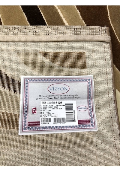 Saray Halı Vizyon 11169 R 200X300 Krem Kahve 6 M2 Halı !