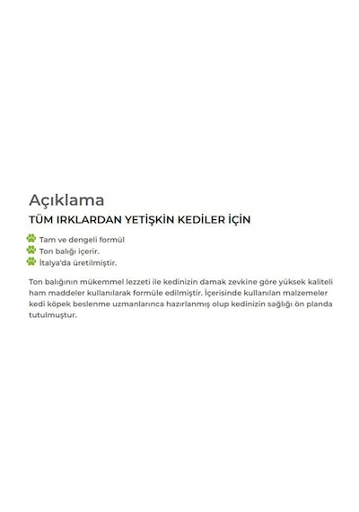 400 Gr Konserve Kedi Maması Ton Balıklı - 3 Adet