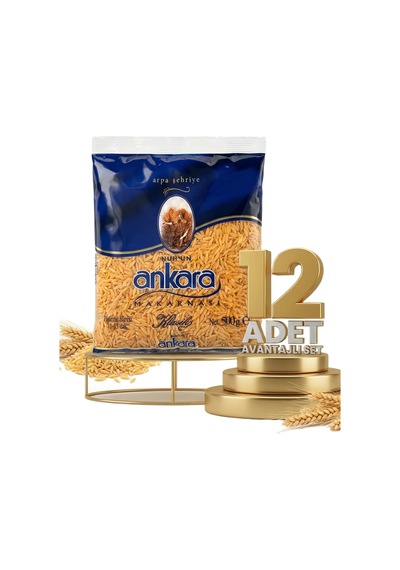 Ankara Arpa Şehriye Makarna 12x500 Gr