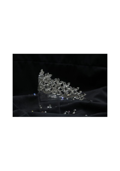 Kristal Taşlı Gelin Tacı Beyaz - 575223496 Beyaz
