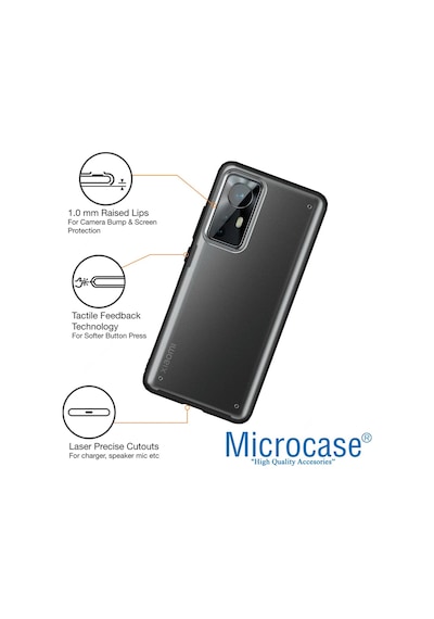 Xiaomi 12T/12T Pro/K50 Ultra Luna Serisi Sert Rubber Kılıf Al3422