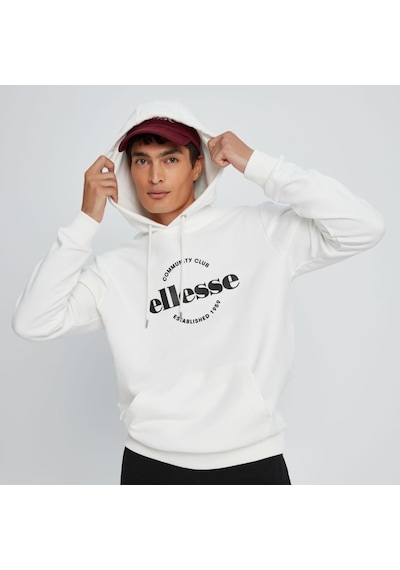 Ellesse Erkek Kapüşonlu Sweatshirt Beyaz Em050-bg 001