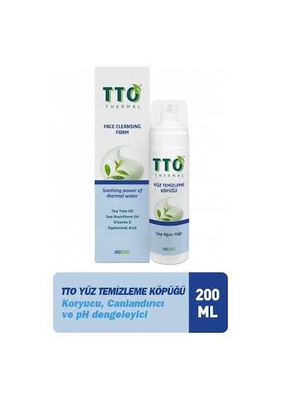 Tto Çay Ağacı Özlü Yüz Temizleme Köpüğü 200 ML