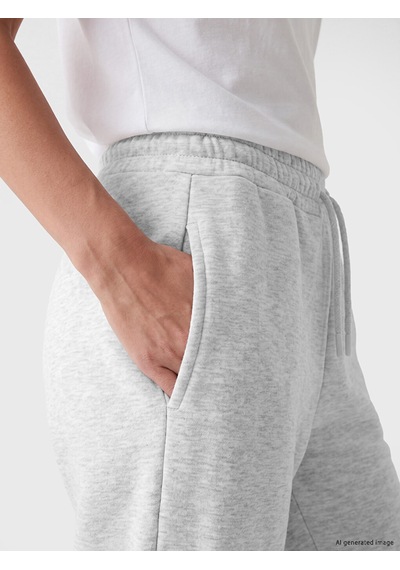 Lcw Everyday Beyaz Kadın Kalın Jogger Eşofman Altı