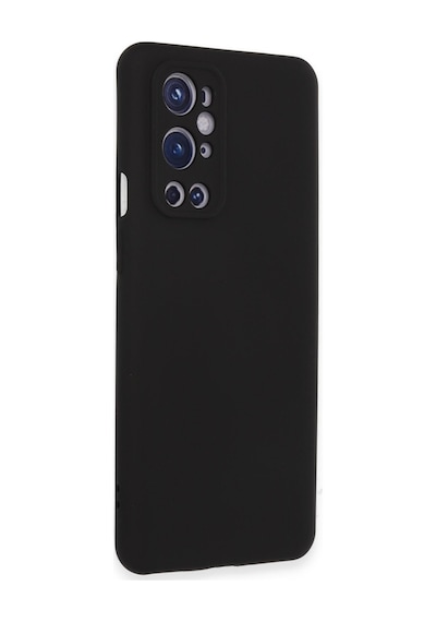 One Plus 9 Pro Kılıf Nano İçi Kadife Silikon - Siyah Bz8683140581466