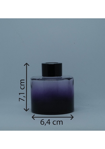 Boş Silindir Bambu 100 ML 4 Adet Mor Boş Oda Şişesi