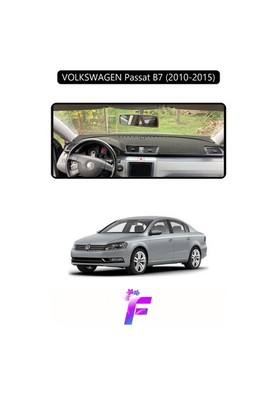 Volkswagen Passat B7 2010-2015 Uyumlu Torpido Örtüsü Yansıma Önleyici Hızlı Montaj K96 Torpido Halısı