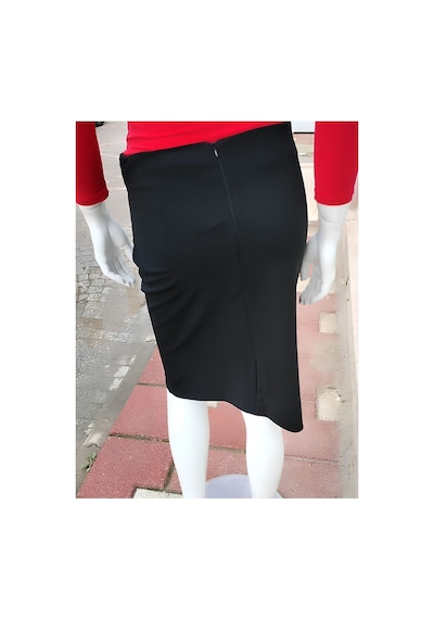 Çınar Boutique Kalem Etek Siyah Siyah