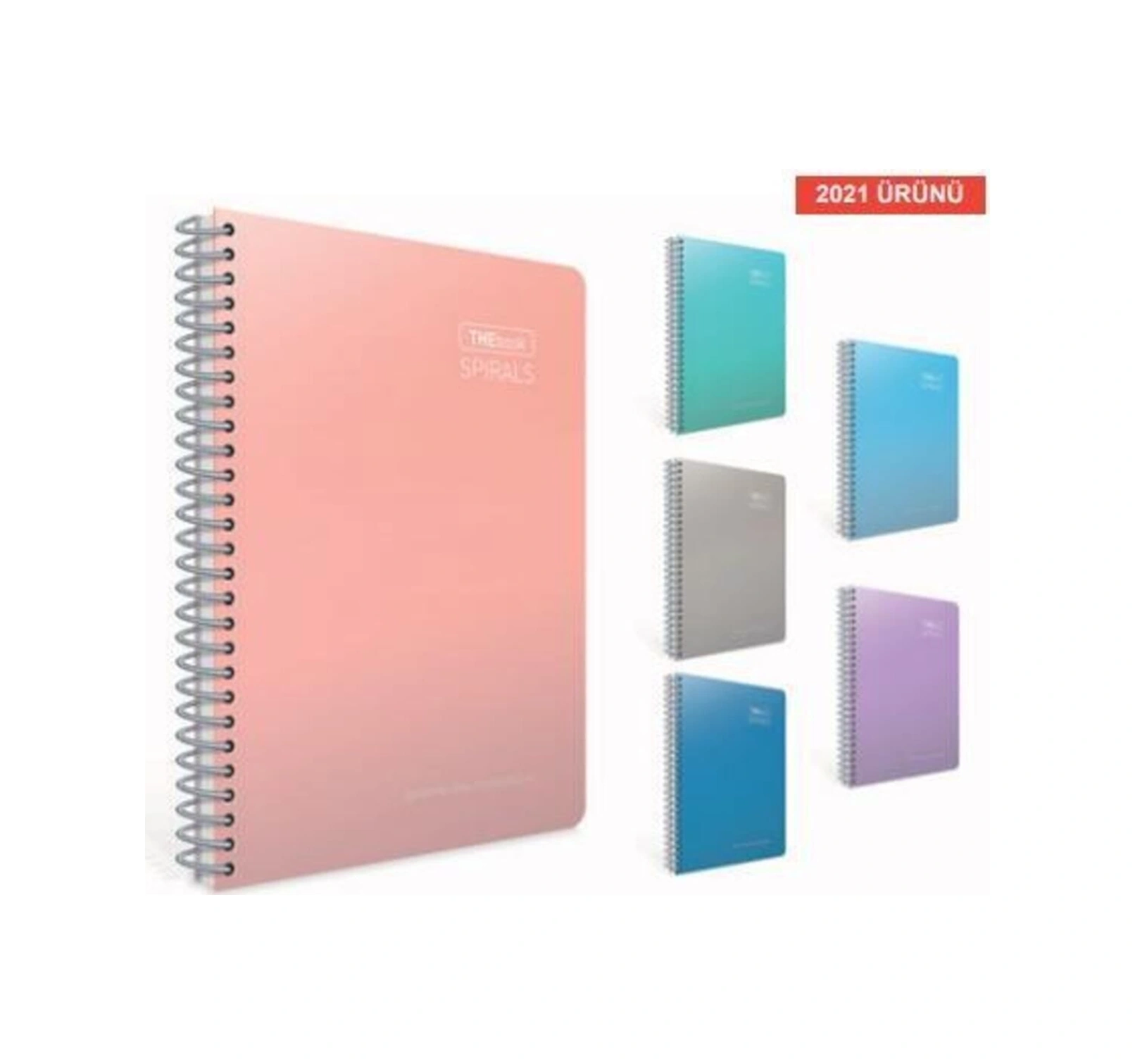 Defter Spiralli Sert Kapak A4 100 Yp Çizgisiz The Book 5505