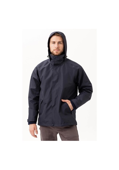 Armadillo Erkek Kışlık Parka Çıkarılabilir Polarlı Suya Dayanıklı Rüzgar Geçirmez 3'ü 1 Arada Mont Lacivert