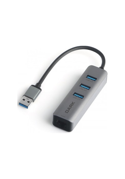 Dark Dk Ac Usb332gl Gıgabıt Usb 3 0 Ethernet 3x Usb Çoklayıcı