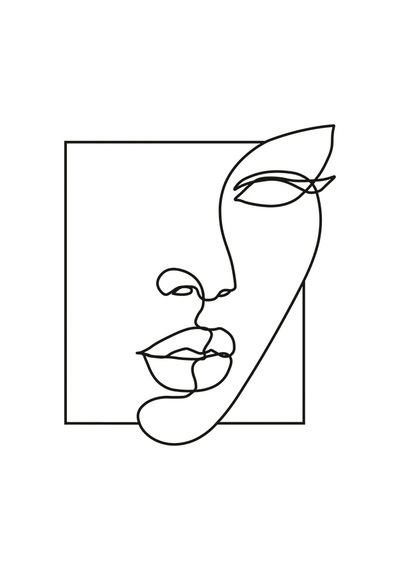 Kadın Silüet Women 3d Duvar Dekoru - Şık Ve Minimalist Tasarım 19cm