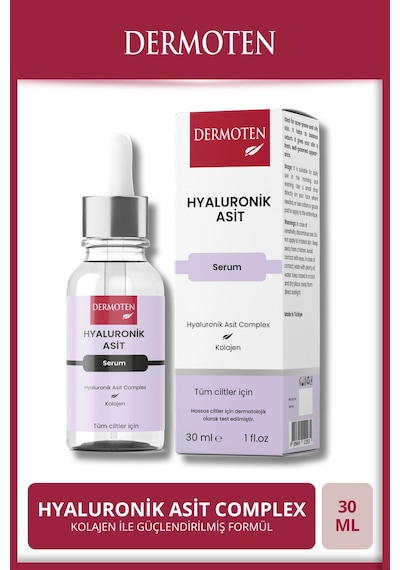 Hyaluronik Asit Nemlendirici Cilt Bakım Serum 30 Ml