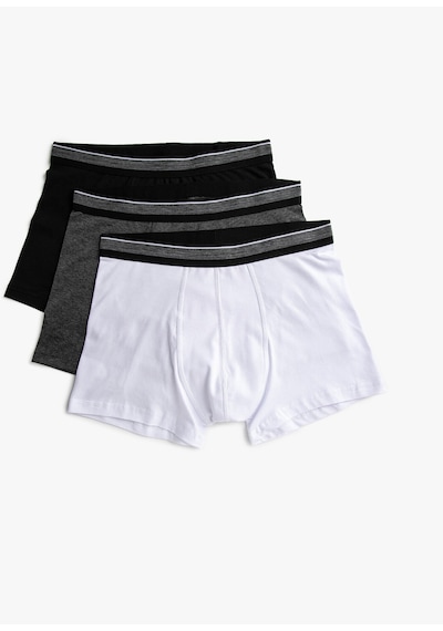 Koton 3'Lü Boxer Seti Antrasit 2Klm91225Bk 2Klm91225Bk045 Antrasit Koton 3'Lü Boxer Seti Antrasit 2Klm91225Bk 2Klm91225Bk045 Antrasit