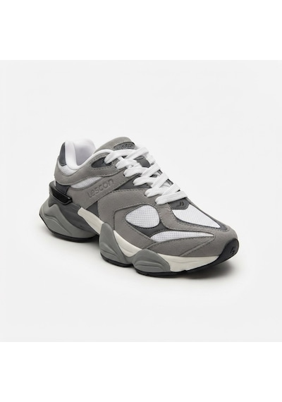 Lescon Ghost 3 Easystep Rahat Konforlu Yürüyüş Koşu Günlük Sneaker Erkek Spor Ayakkabı Gri