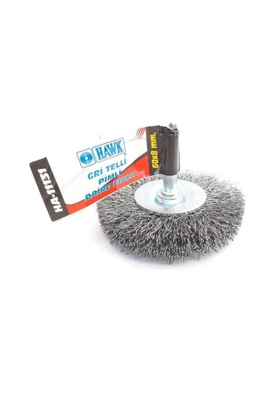 Ha11131 Pimli Gri Tel Daire Fırça 60x8 Mm