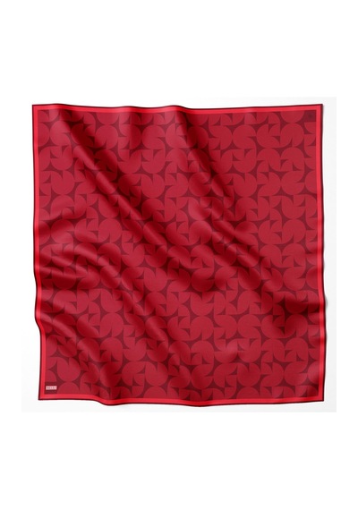 Belli Twill İpek Eşarp Kırmızı