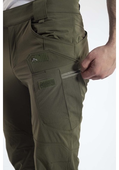 Vav Wear Outdoor Taktik Esnek Rahat Su İtici Erkek Pantolon Tacflex11 Haki