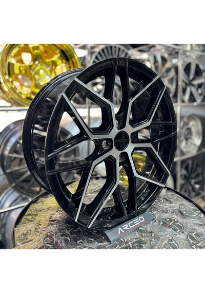 17'' 4x100 Arceo Valencia Black Diamond Jant Modeli
