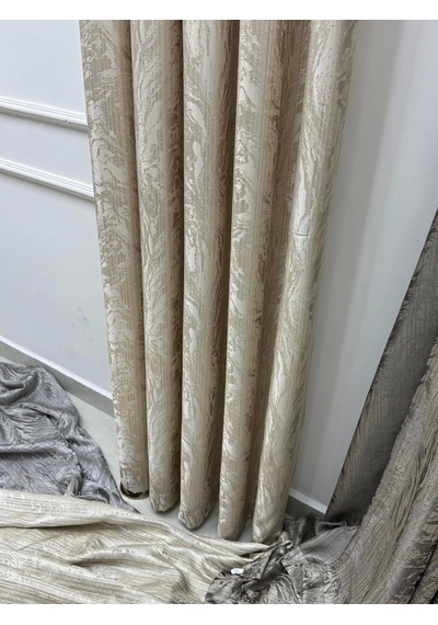 Nivemeshome Bade V 5206 1/3 Sık Pileli Fon Perde Apm Krem