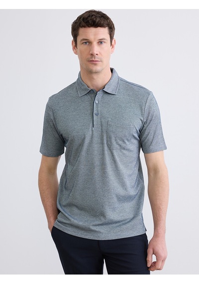 Lcwaıkıkı Classic Petrol Polo Yaka Standart Fit Erkek Tişört