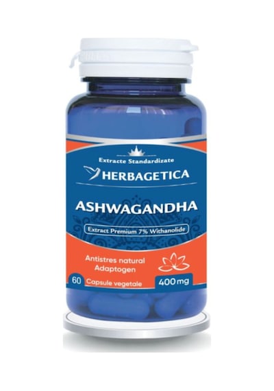 Ashwa/gandha 400 Mg 60 Kapsül %7 Withanolid & Piperin İçeren Adaptogen Destek