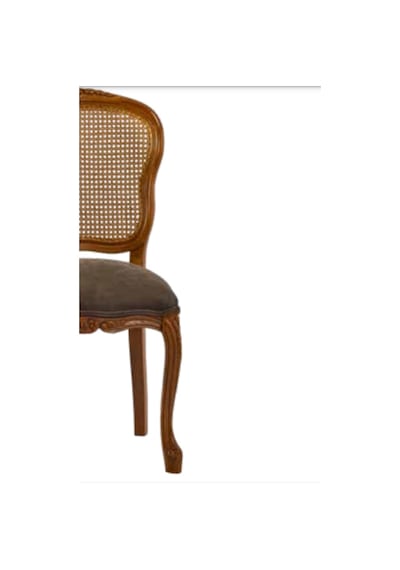 Bengimobilya Sandalye Zus024 Hasır Sırt Model Kayın Oymalı Çizgili Ayak Baby F