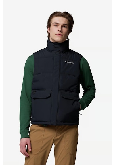 Columbia Landroamer Puffer Vest Erkek Outdoor Yeleği 2134281010 Siyah Siyah