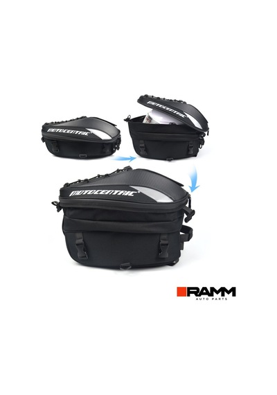 Bmw Motorrad R1250gs / Adv R1300gs / Adv Bagaj Üstü Genişleyebilen Çanta Gri Siyah