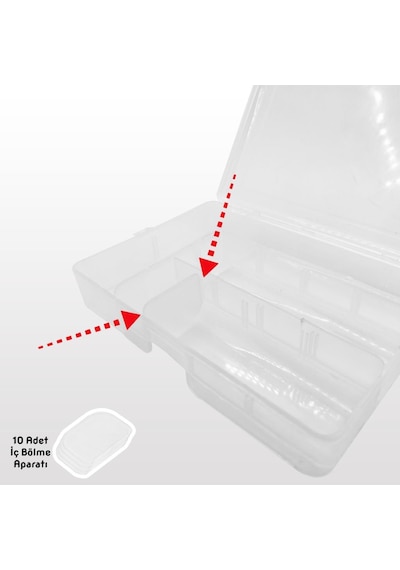 Fishack Balıkçı Sahte Yem Ve Malzeme Kutusu Sh-010