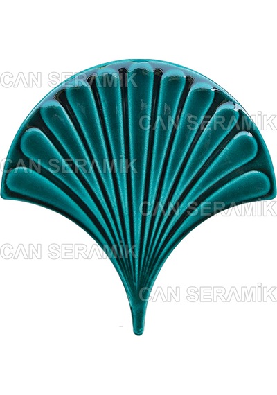 Can Seramik - 17x17 Cm. Kabartmalı Balık Pulu Seramik Karo N11.216