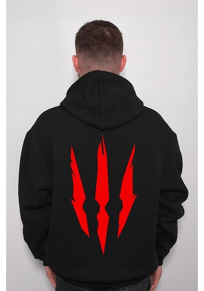 The Witcher 3 Wild Hunt Logo Sweatshirt Unisex Kapüşonlu Hoodie 001