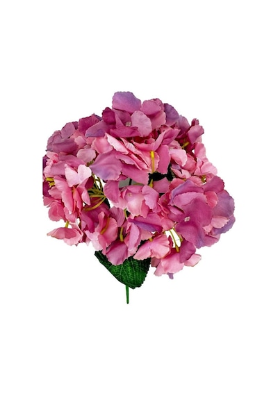 Yapay Çiçek Ortanca Çiçeği Demeti 43 Cm Pembelila