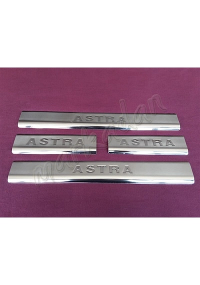 Woc Chrome Opel Astra H Krom Kapı Eşiği 2004-2013 4 Parça Paslanm N11.60612