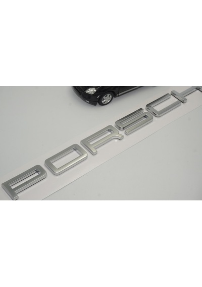 Porsche Bagaj Yazı Logo Mat Krom Renk
