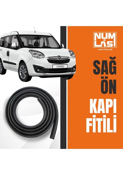 Opel Combo D 2012-2017 Sağ Ön Kapı Fitili-a Kalite-numlas-nm3934