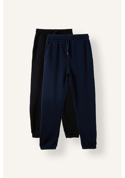 Defacto Regular Fit Lastikli Paça Jogger Eşofman Altı Erkek Çocuk I0596a826aubk81 Siyah-bk81