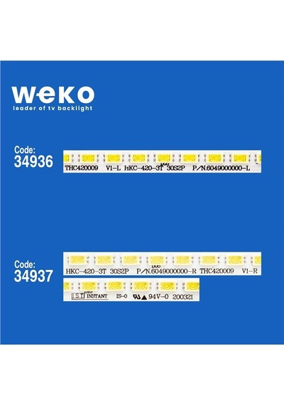 Sanyo Le106s12fa 42'' İnç 2 Adet Tv Led Bar Tvnizi Açıp İçindeki Led Barla Birebir Aynısı Olduğunu Görmeden Almayınız. Sonrasında İade Almamaktayız.