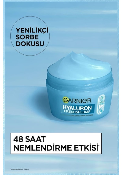 Hyaluron Fresh & Plump Dolgunlaştıran Nemlendirici Sorbe Yüz Kremi 85 Ml, Vegan & Cruelty Free 3600542663250-11233