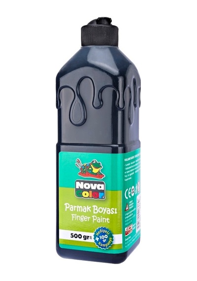 Nova Color Nc-375 Parmak Boyası 500 Gr Siyah Karışık