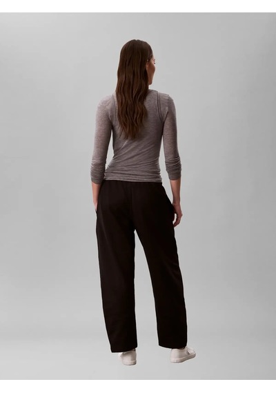 Calvin Klein Monogram French Terr, Ub1 Siyah Kadın Eşofman Altı