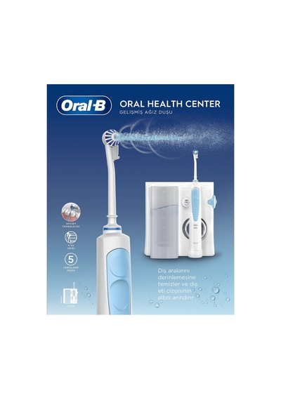 Oral-b Ağız Sağlığı Merkezi: Ağız Duşu, 1 Oxyjet Başlığı, 1 Su Je