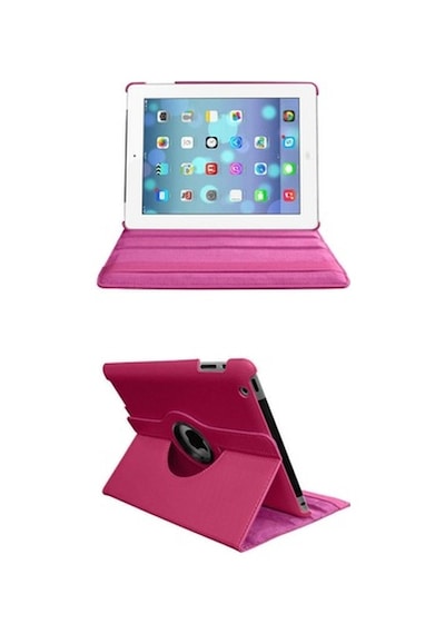 Apple Uyumlu iPad, 2 3 4 9.7 Inç Kılıf 360 Dönebilen Standlı Kapaklı
