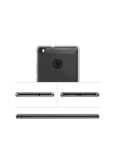 Rba Aksesuar Huawei P10 Lite Kılıf Rba Süper Silikon Kapak - Renksiz Çok Renkli