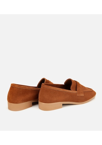 Hotiç Kadın Süet Deri Taba Yumuşak Dokulu Klasik Loafer 01ayh312410a430 Taba