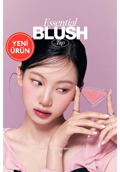 Katmanlanabilir Yumuşak Dokulu Işıltılı Bitiş Sunan Allık Essential Blush Tap S203 Roast Berry Çok Renkli