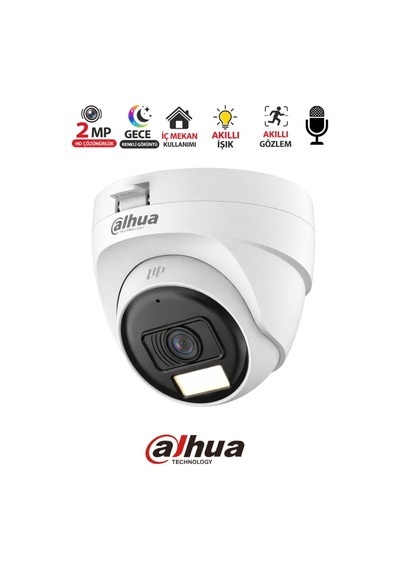 1080p Dome Kamera Hac T1a21p U Il A 0280b Gece Renkli Dahili Mikrofonlu Güvenlik Kamerası